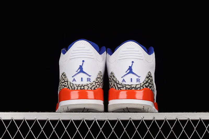 All categories Air Jordan Jordan series basketball shoes Air Jordan 3 pure original version Air Jordan 3 Retro "Knicks" AJ3 Joe 3 Knicks color matching 136064-148
